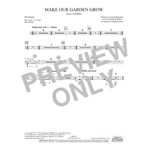 Make Our Garden Grow (from Candide) - Percussion